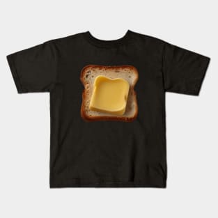 Butter Savory Breakfast Since Vintage Bread Toast Sandwich Kids T-Shirt